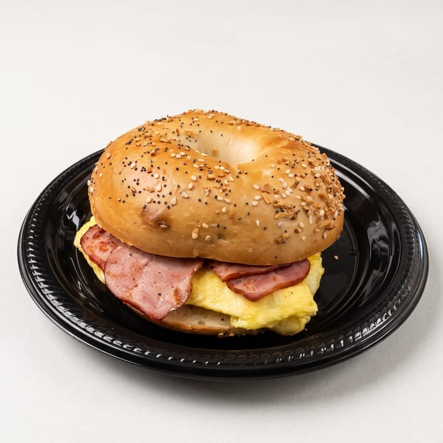Turkey Bacon & Egg Sandwich.