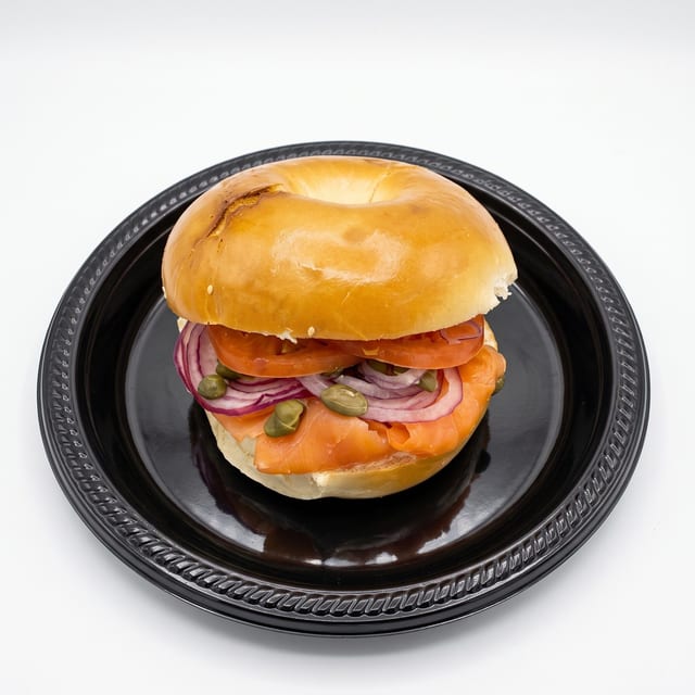 Fresh Sliced Nova Lox & Flavored Cream Cheese.