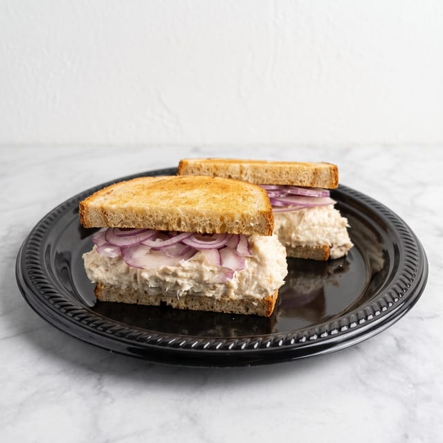 White Fish Salad Sandwich.